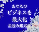あなたのビジネスを最大化する星読み鑑定をします 才能・収入・チャンスの流れをホロスコープで完全解析 イメージ1