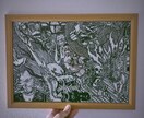 個性的でストリートな線画描きます 挿絵、プレゼント、敷き詰めたイラスト イメージ2