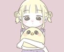 お好みのデフォルメイラストを作成し致します ぽてぽて×もちもち×淡色のイラストを心を込めて作成します！ イメージ2