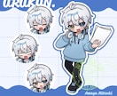 印象に残るポップでかわいいデフォルメを制作します Vtuber活動やShorts動画に！目を引くデフォルメ制作 イメージ1