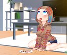 美少女系イラストの制作します 動画サムネ、SNSへの使用もOK！！ イメージ2