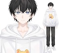新規開店！4.9万円で男性Vモデル一括制作します Live2d初心者歓迎！Vtuberモデル制作！商用OK イメージ4
