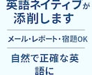 カナダネイティブ英語を自然で正確な文章に添削します 英語メール・レポート・宿題を丁寧に校正します イメージ1
