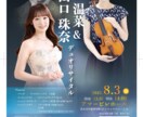 演奏家さんのためのコンサートフライヤーを作成します 現役ピアニストが作るコンサートフライヤー イメージ7