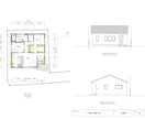 新築住宅の間取りを提案します 新築住宅の間取りと立面図1面をセットでご提案します！ イメージ2
