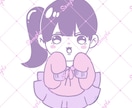 パステルカラーで可愛いをイラストお描きします ​ぽてっと可愛い、あなただけの癒やし系イラスト、制作します♪ イメージ1