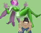 あなただけのキャラクターの一枚画を作成します いただく写真から、人物や物をキャラクターにして仕上げます！ イメージ9