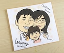 大人気オーダー！似顔絵描かせていただきます 誕生日や卒業、結婚式のウェルカムボードに。 イメージ1