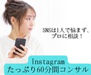 法人SNS運用代行するプロがインスタコンサルします あなたのアカウントをみて60分間のコンサルします！ イメージ1