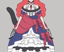 OCキャラ立ち絵描きます ocの立ち絵をアニメ塗りで制作してみませんか イメージ3