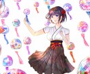 可愛いアイコン，イラスト，立ち絵描きます 女性キャラであれば版権物もオリジナルも可能です。 イメージ3