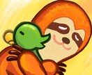 かわいいイラスト作成します 猫や動物人物のデフォルメちっくなかわいいイラストを描きます。 イメージ3