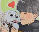 そっくりな可愛い似顔絵描きます 水彩やデジタルで似顔絵お描きします！ イメージ10