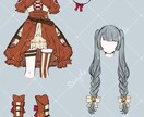 衣装デザイン制作致します VTuber、オリジナルキャラクター等の衣装デザイン作成 イメージ6