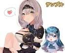 歌ってみたサムネイル/活動用　イラスト製作致します 歌ってみた/活動用/動画用に　可愛い女の子描きます！ イメージ3