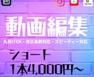 ショート動画・リール編集を承ります ショート/美容/エンタメ/ビジネス/対談なんでもOK！ イメージ1