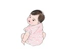 かわいい◎シンプル赤ちゃんイラストを描きます SNS用などに最大3カット作成します。 イメージ4