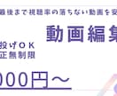 高品質な動画！安価でお作り致します 最後まで視聴率の落ちない動画を作ります！ イメージ1