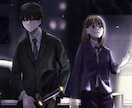 アニメ塗りで目の引く1枚描きます アイコン、1枚絵、ヘッダー、動画用、立ち絵など！ イメージ1