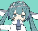 線画のハッキリしたアイコン描きます 淡い色ですっきりとしたアイコンを描きます イメージ1