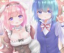 ほんわか可愛いイラスト・アイコン描きます 可愛い絵柄であなたの好きなキャラ、オリキャラを描きます イメージ5