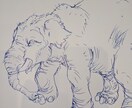 イラスト作成いたします 人物、怪物、マスコットキャラクター等、何でもござれ イメージ3