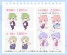 最短3日でお届け！ミニキャライラスト描きます SNSアイコン、ヘッダー、YouTubeなどの素材にも。 イメージ3