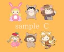 SNSや配信にも！ゆるかわオリジナルキャラ描きます 見るだけで、ほっとする。そんな一枚をあなたに！ イメージ4