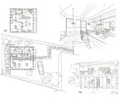 手描きパース描きます 図面通りの寸法のインテリアパース イメージ4