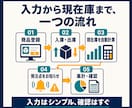 入出庫・棚卸まで管理できる在庫管理表を作成します 小規模な在庫表から、入出庫・棚卸管理まで使いやすく作成します イメージ5