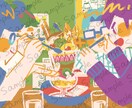 ふんわり優しいタッチのイラストを描きます 人物や背景,動物も対応可能!素早く丁寧に対応します。 イメージ6