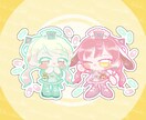 赤ちゃんほっぺが可愛い♡ミニキャラ描きます 約2頭身のもちもちぷにぷにSDキャラクターです！ イメージ7