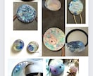 レジンでご希望の世界観を表現します レジン　帯留め　　アクセサリー　着物雑貨　ペットロス イメージ7