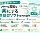 面倒な定型作業を自動化するソフト制作いたします モニタ価格！自家製ソフト制作｜初心者歓迎 イメージ1