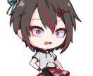 グッズや動画素材に！ご希望のSDイラスト制作します 現在30%offキャンペーン中！ イメージ2