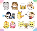 集客に役立つ！企業・店舗のキャラクター制作します 商用利用、グッズ制作・販売も可能 イメージ5