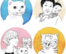 温かみのある線画イラストの似顔絵アイコンを描きます ライン、ツイッター、インスタグラムなどのSNSアイコンに イメージ3