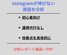 Instagramが伸びない原因を分析します 初心者向けに改善点をご提案「次に何をするべきか」が明確になる イメージ1