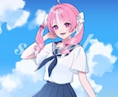 歌ってみた、サムネ、一枚絵等のイラスト描きます 商用無料！動画/配信/アイコン/グッズ/立ち絵 イメージ3
