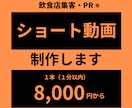素材を送るだけ！飲食店の集客動画を制作します 動画をやりたいけど時間がないオーナー様へ イメージ1