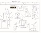レディース・子供服の縫製仕様書を作成します あなたのデザインを、工場に伝わる「商品仕様」に。 イメージ3
