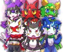 キュートからダーク系の雰囲気のイラストを描きます SNS用のイラスト＆MV用のイラスト＆その他用途のイラスト イメージ5