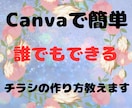 Canvaで簡単！チラシの作り方教えます 白紙から簡単に自分好みのチラシが作れます。 イメージ1