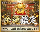 半年の金運鑑定でお金の不安を解消します お金の不安を減らし、たくさんのお金を引き寄せて豊かになる占い イメージ1