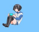 SNSで使うアイコンのイラストを描きます 2次元の絵柄で依頼者の方の望み通りのイラストを描きます イメージ1