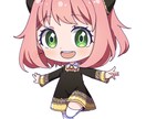 ポップでかわいいデフォルメイラストを描きます グッズ作成用や動画用にも！幅広く使えます！ イメージ4