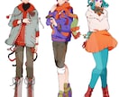 立ち絵制作します ゲーム、VTuber、TRPGの立ち絵制作します！ イメージ5