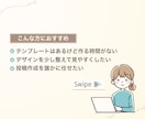 Instagramフィード画像作成します Canvaテンプレートをお持ちの方向け◎ イメージ2