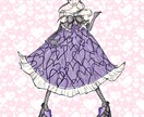 ロリータイラストが描けます 甘ロリやクラロリのアップor全身イラストが描けます イメージ3