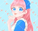 SNSアイコン制作します ふんわりかわいい女の子を描きます♡ イメージ4